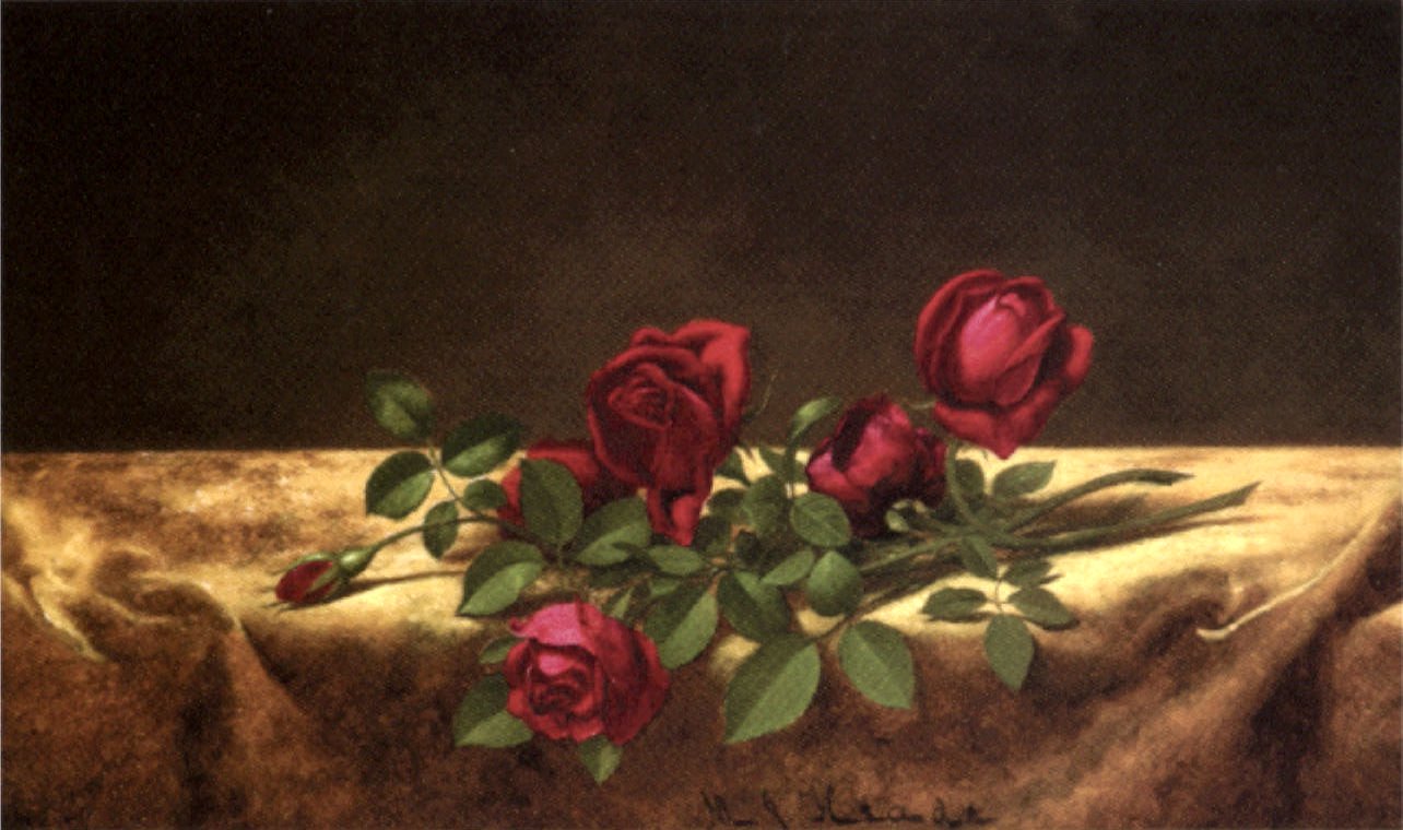 Martin_Johnson_Heade_-_'Roses_Lying_on_Gold_Velvet',_oil_on_canvas,_c._1883-1900,